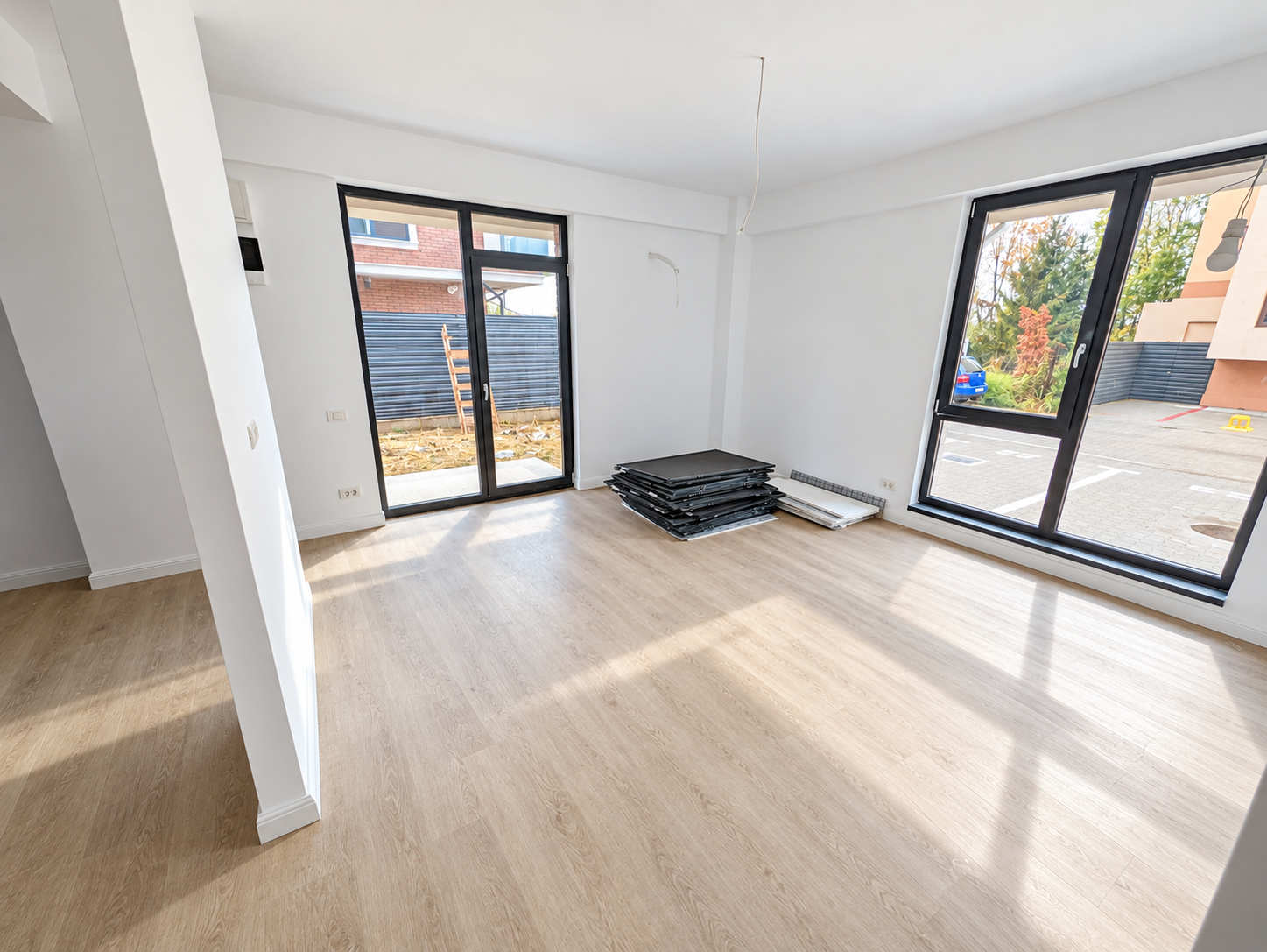 Interiorul garsonierei cu grădină de 27 m², Libertății Residence