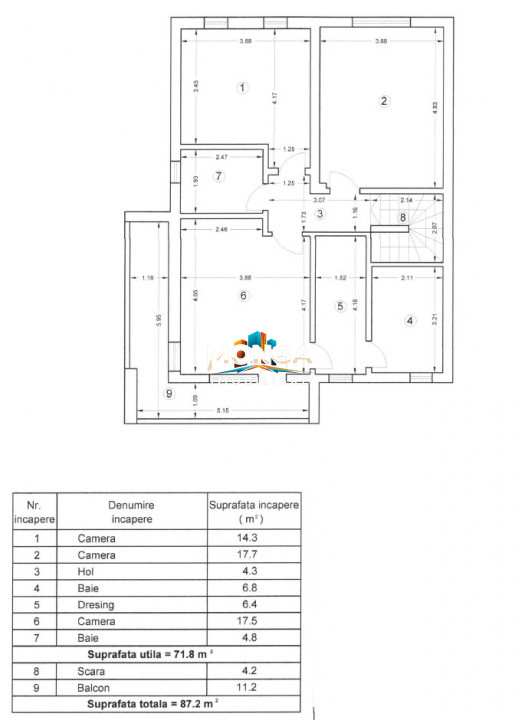 Casa moderna | 3 dormitoare | Otopeni | curte | la alb | metrou