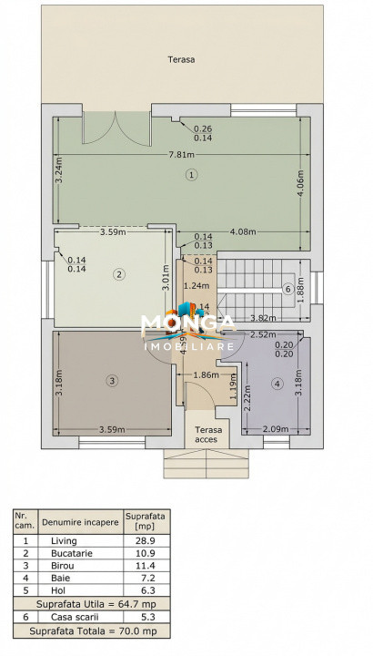 Casa 5 Camere | 140mp | 0 comision| Corbeanca zona Paradisul Verde | Curte 627mp