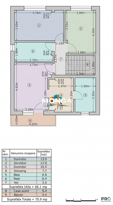 Casa 5 Camere | 140mp | 0 comision| Corbeanca zona Paradisul Verde | Curte 627mp