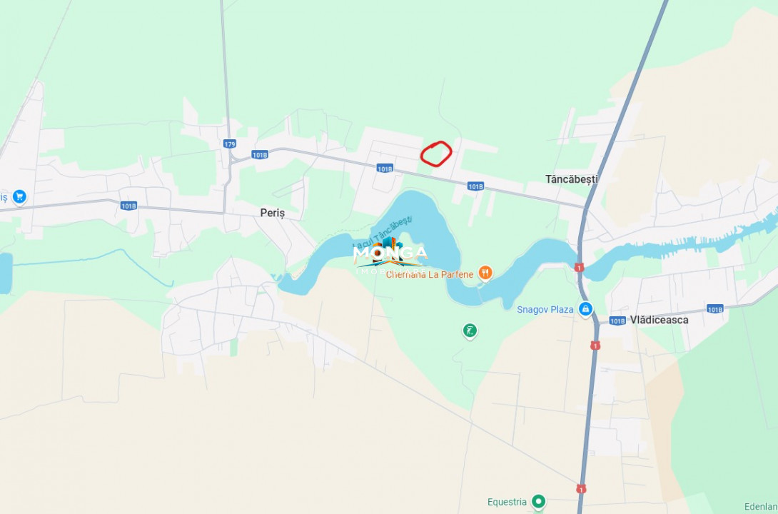 Teren 1000 mp in Tancabesti, cu Certificat Urbanism, zona in curs de dezvoltare