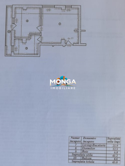 Apartament 2 camere Otopeni | 0 comision | 45mp | Nou | Metrou