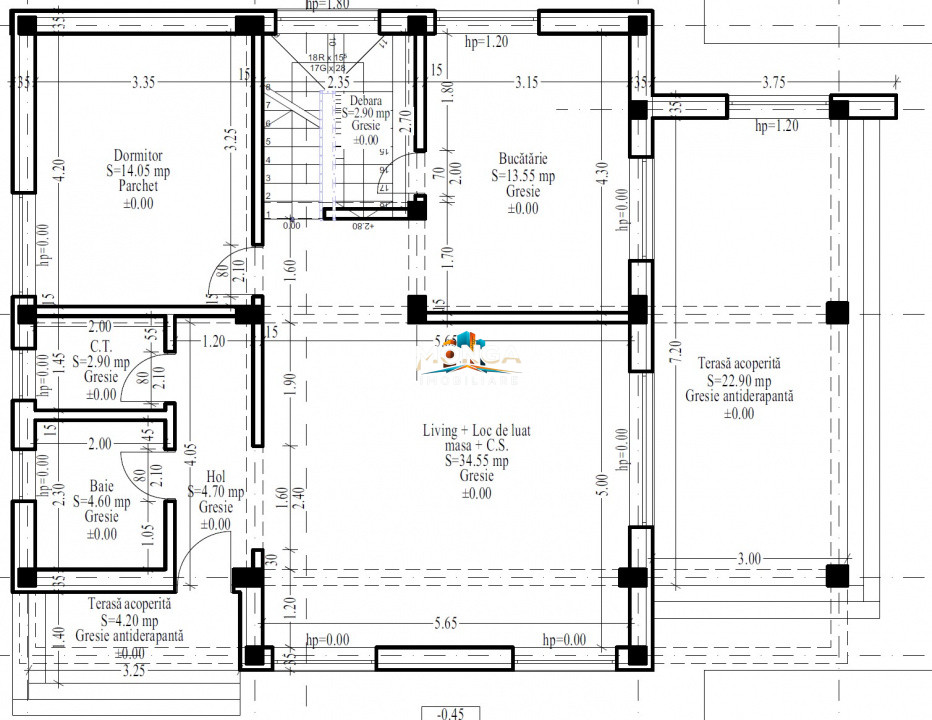 Casa 5 camere 180mp | 0 comision | Balotesti Padure | pret la stadiul actual