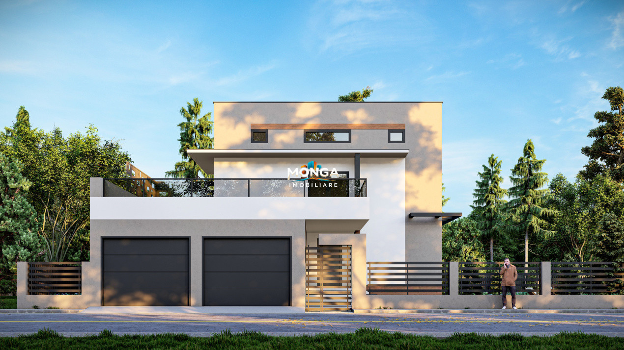 Casa foarte spectaculoasa 300mp | Teren 900mp | Finisaje la alegere | Balotesti