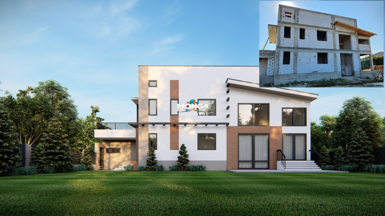 Casa foarte spectaculoasa 300mp | Teren 900mp | Finisaje la alegere | Balotesti