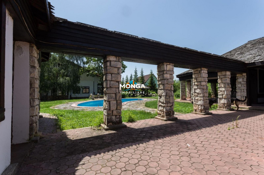 Casa cu piscina langa lac | Izvorani | 7 camere | teren 4181mp
