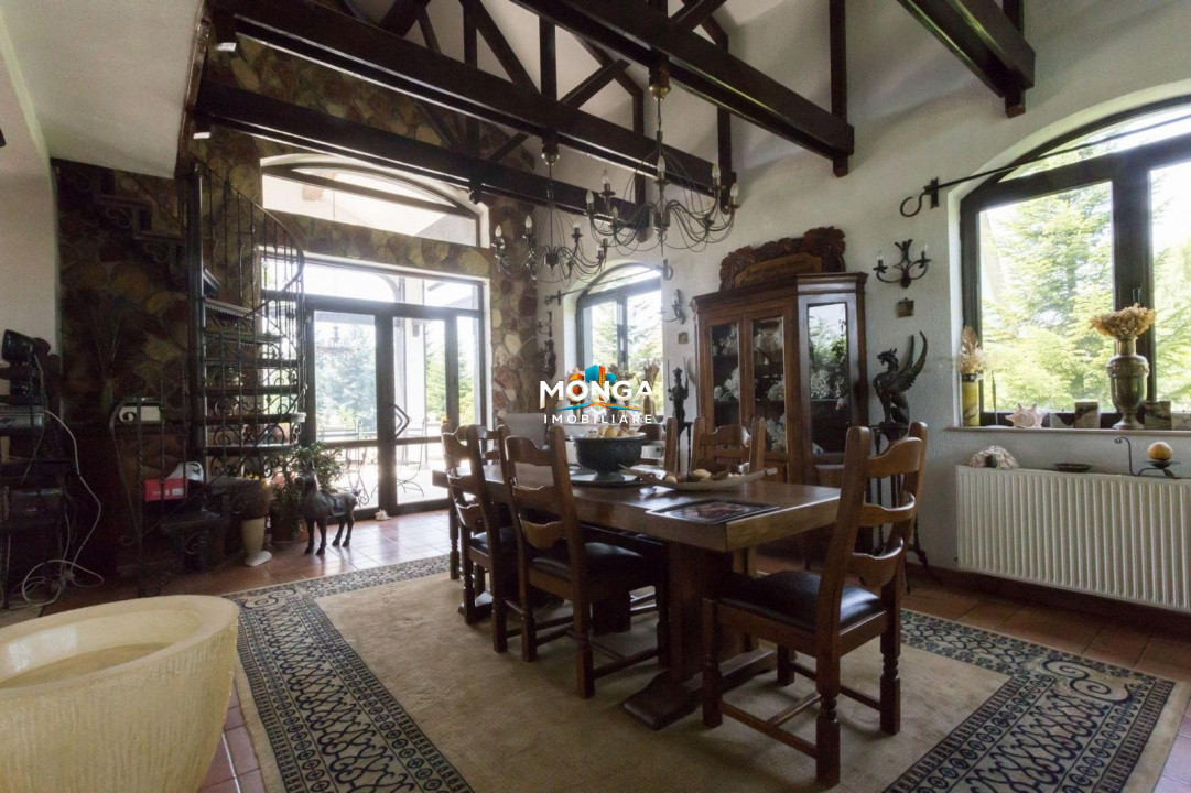 Casa cu piscina langa lac | Izvorani | 7 camere | teren 4181mp
