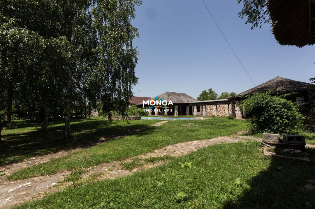 Casa cu piscina langa lac | Izvorani | 7 camere | teren 4181mp