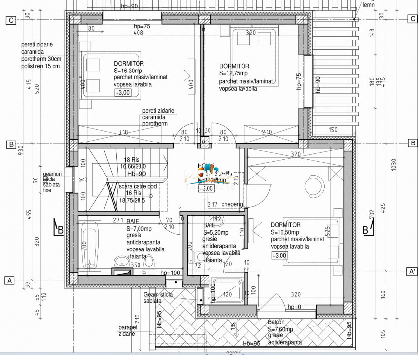 Casa 4 camere 130mp | 0 comision | Balotesti Saftica | 700mp teren | panouri