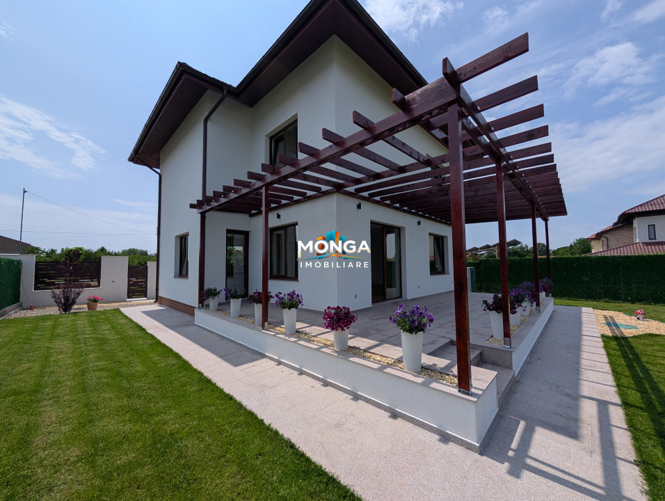 Casa 4 camere 130mp | 0 comision | Balotesti Saftica | 700mp teren | panouri