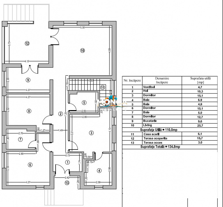 Casa 4+4 camere 250mp | 0 comision | Tancabesti | Parter + Demisol | 564mp teren