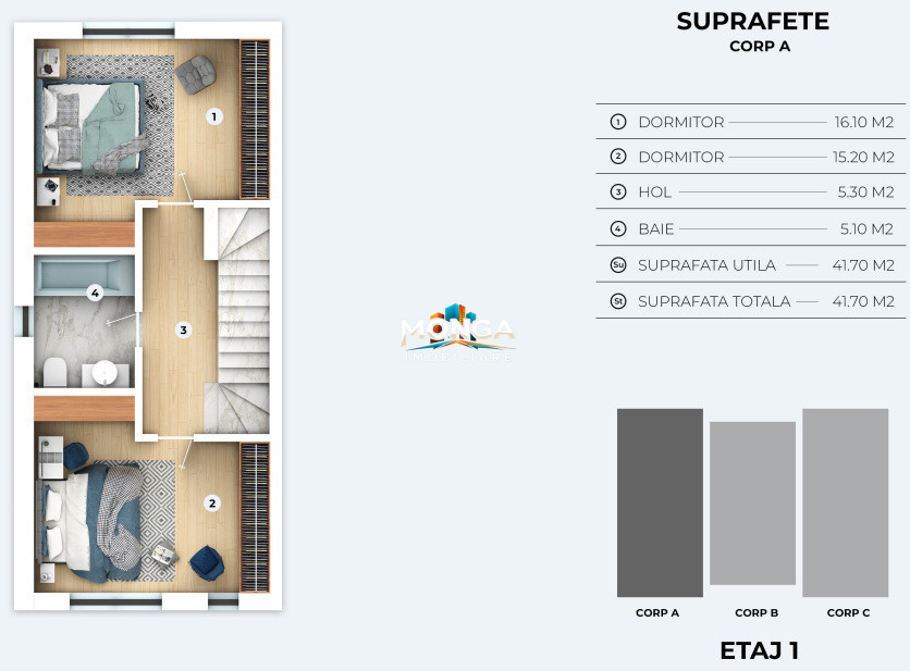 Triplex 4 camere | 0 comision | Otopeni Odai - Drumul Viilor