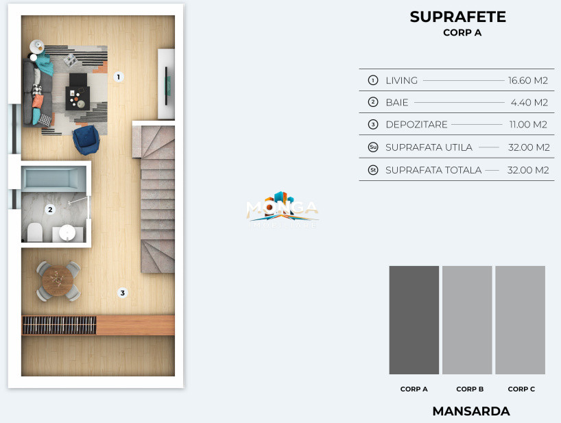 Triplex 4 camere | 0 comision | Otopeni Odai - Drumul Viilor