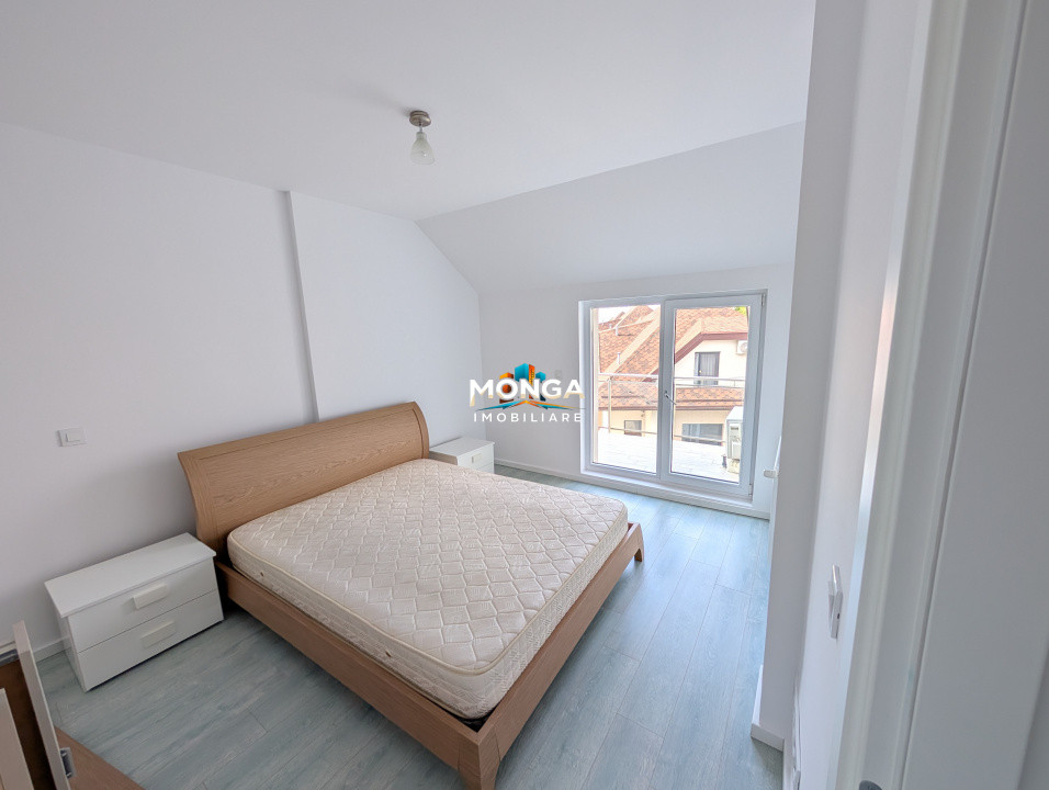 Apartament 3 camere 66mp +7mp terasa |  Otopeni Toscana | Mobilat | Mansarda