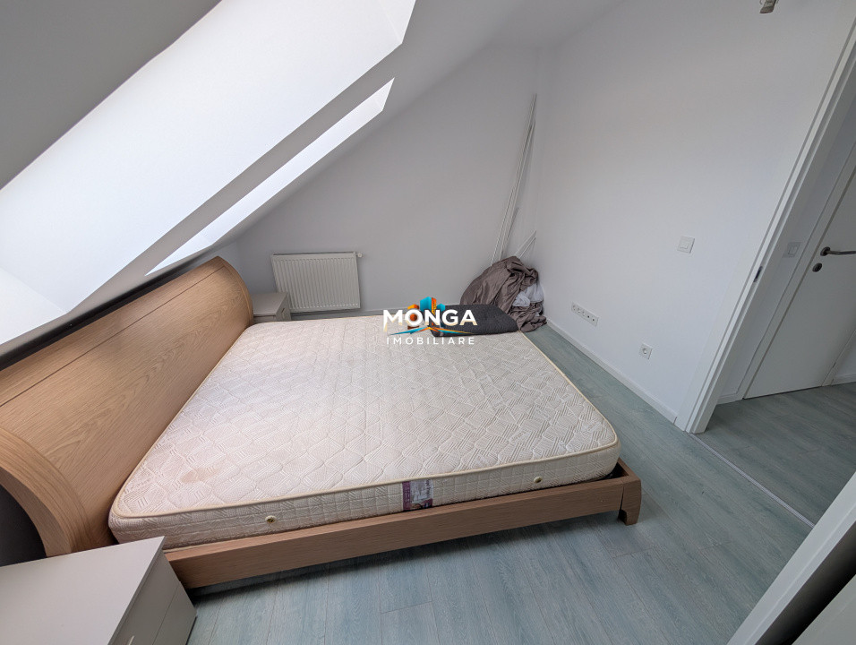 Apartament 3 camere 66mp +7mp terasa |  Otopeni Toscana | Mobilat | Mansarda