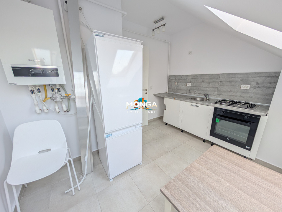 Apartament 3 camere 66mp +7mp terasa |  Otopeni Toscana | Mobilat | Mansarda