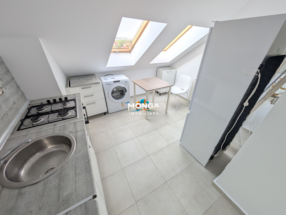 Apartament 3 camere 66mp +7mp terasa |  Otopeni Toscana | Mobilat | Mansarda