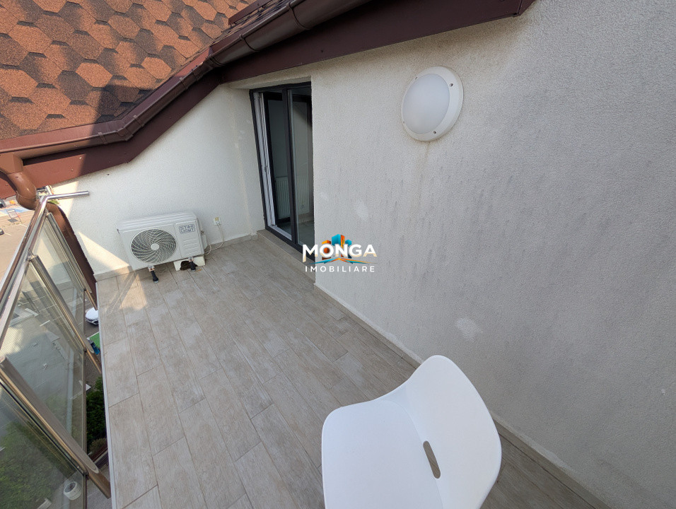 Apartament 3 camere 66mp +7mp terasa |  Otopeni Toscana | Mobilat | Mansarda