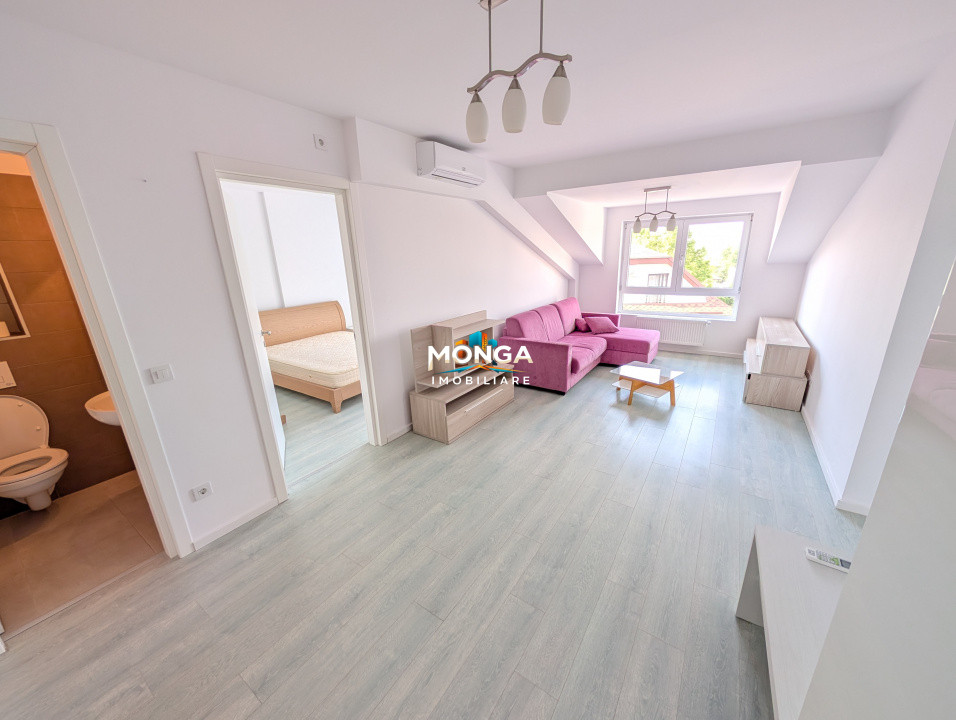 Apartament 3 camere 66mp +7mp terasa |  Otopeni Toscana | Mobilat | Mansarda