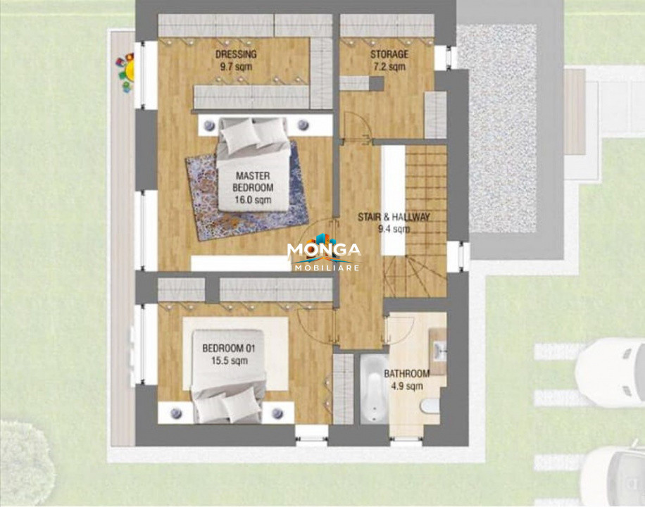 Casa de lux 125mp | 0 comision | Tunari Amber Garden | Duplex