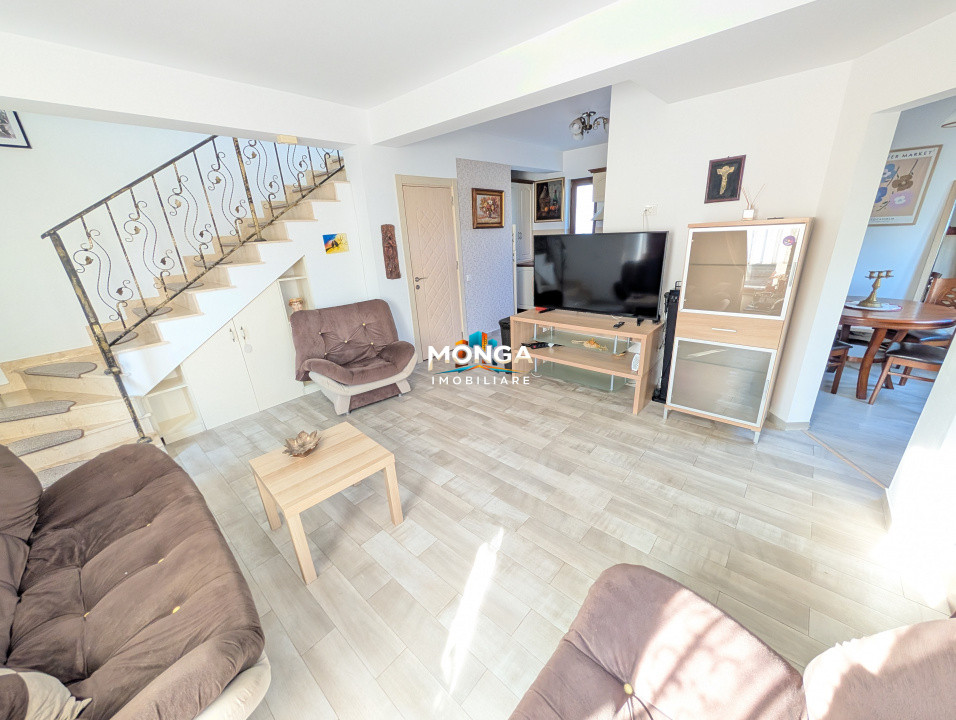 Casa individuala 4 camere 100mp | 0 Comision | Tunari | mobilat utilat | semineu