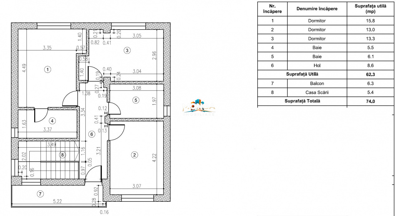 Casa 5 camere 140mp | 0 Comision | Tamasi Corbeanca | la alb sau finisat