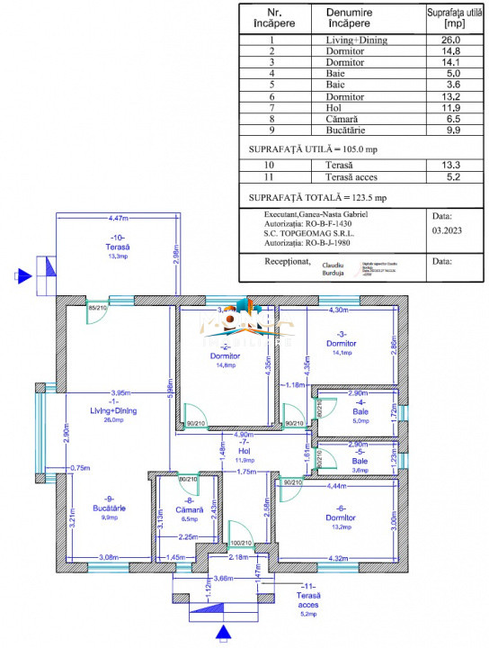 Casa 4 camere 105mp Balotesti | 0 comision | nou | mobilat | strada Fantanii
