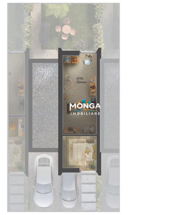 Casa 4 camere + mansarda 126mp | Insiruita  | 0 comision | Tunari Amber Forest
