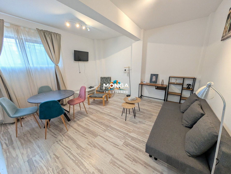 Apartament 2 camere 50mp | 0 comision | Otopeni 23 Aug | Demisol inalt | Mobilat