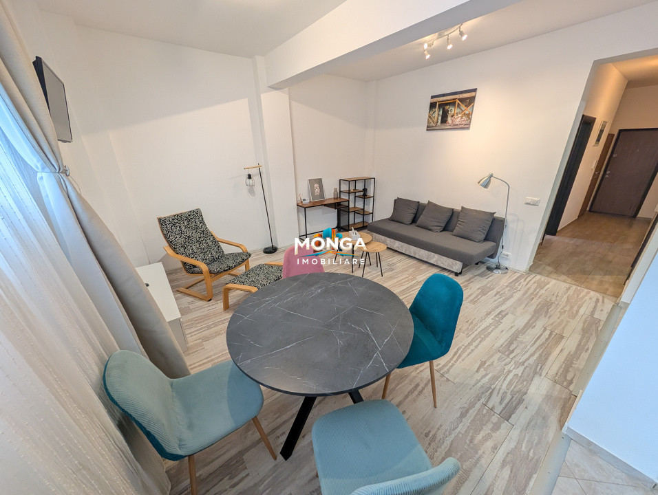 Apartament 2 camere 50mp | 0 comision | Otopeni 23 Aug | Demisol inalt | Mobilat