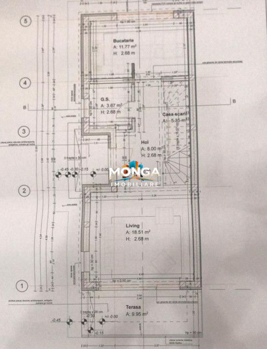 Duplex 3 camere 100mp | 0 comision | Tunari | partial mobilat | 220mp teren