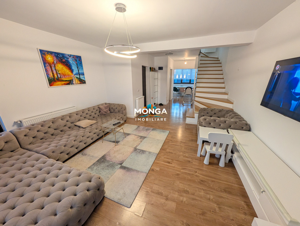 Duplex 3 camere 100mp | 0 comision | Tunari | partial mobilat | 220mp teren