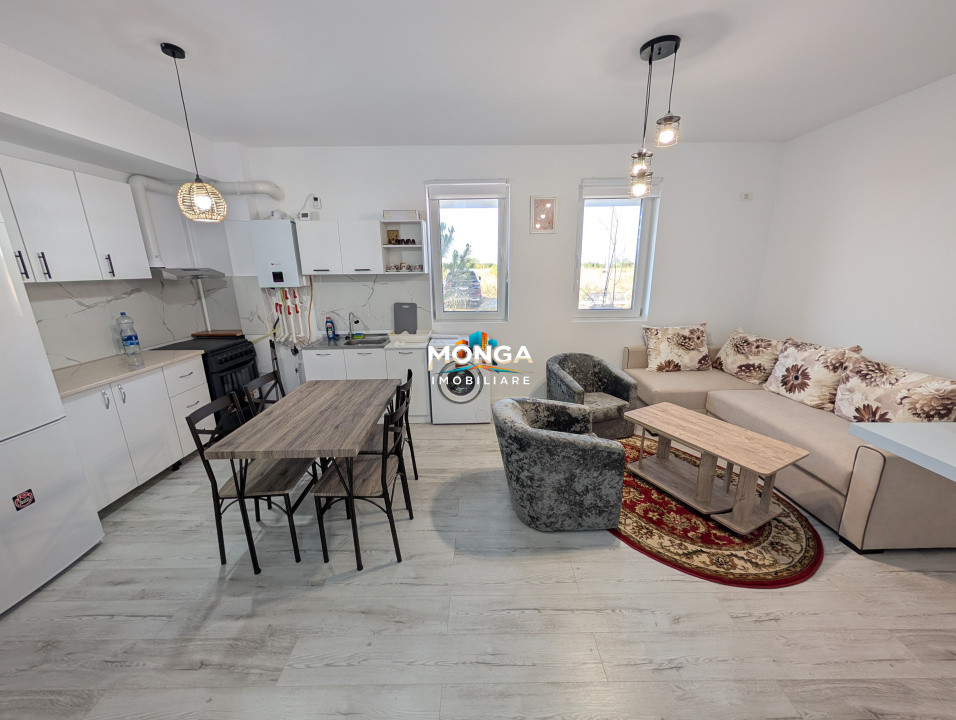 Apartament 2 camere 40mp +20mp Gradina | 0 Comision | Tunari City Nord | mobilat