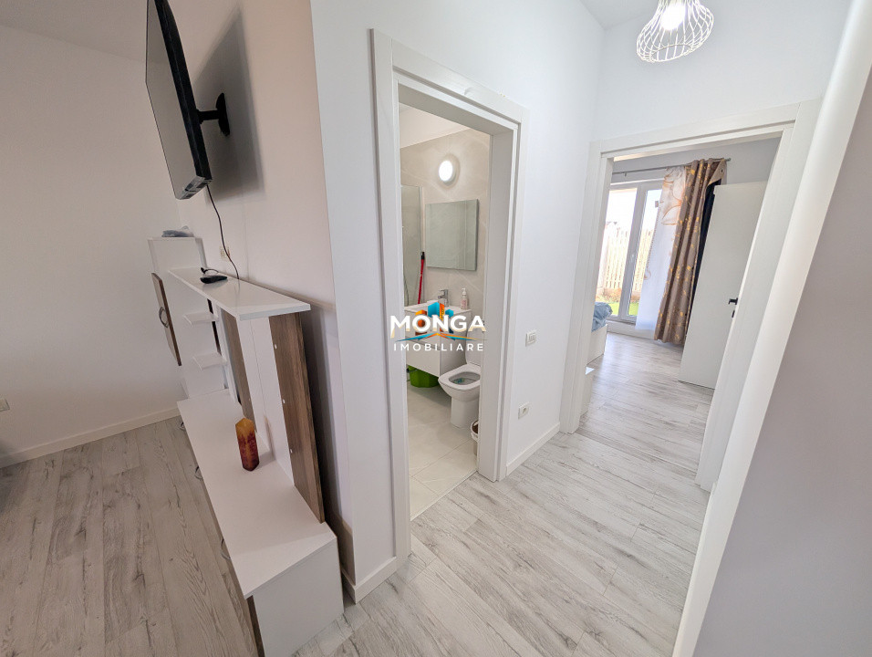 Apartament 2 camere 40mp +20mp Gradina | 0 Comision | Tunari City Nord | mobilat