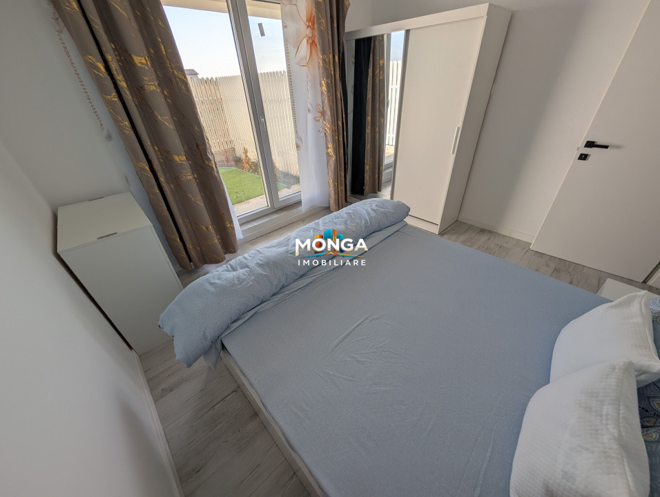 Apartament 2 camere 40mp +20mp Gradina | 0 Comision | Tunari City Nord | mobilat