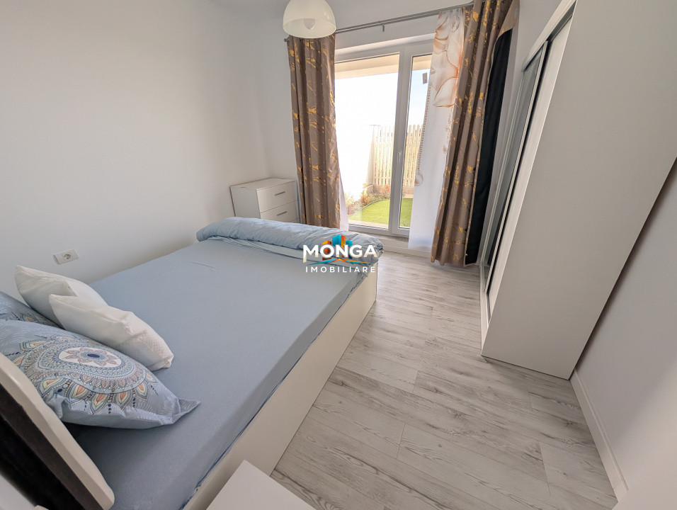 Apartament 2 camere 40mp +20mp Gradina | 0 Comision | Tunari City Nord | mobilat