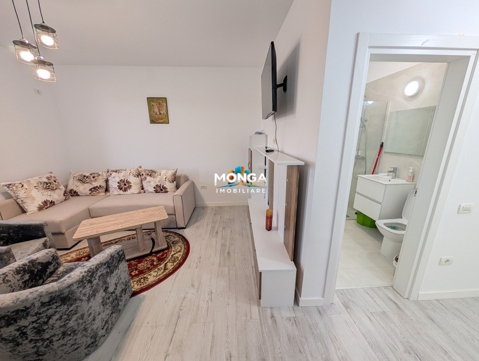 Apartament 2 camere 40mp +20mp Gradina | 0 Comision | Tunari City Nord | mobilat