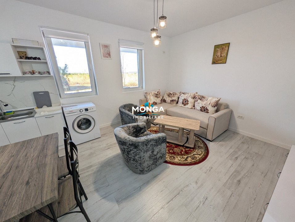 Apartament 2 camere 40mp +20mp Gradina | 0 Comision | Tunari City Nord | mobilat