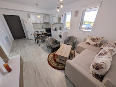 Apartament 2 camere 40mp +20mp Gradina | 0 Comision | Tunari City Nord | mobilat