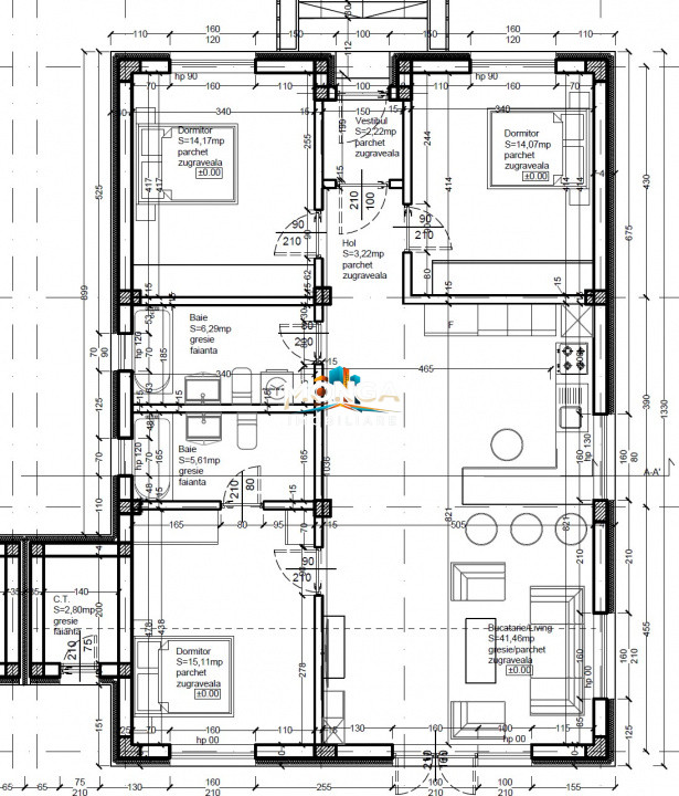 Casa 4 camere parter 105mp | 0 comision TVA inclus | Tunari |Complex rezidential