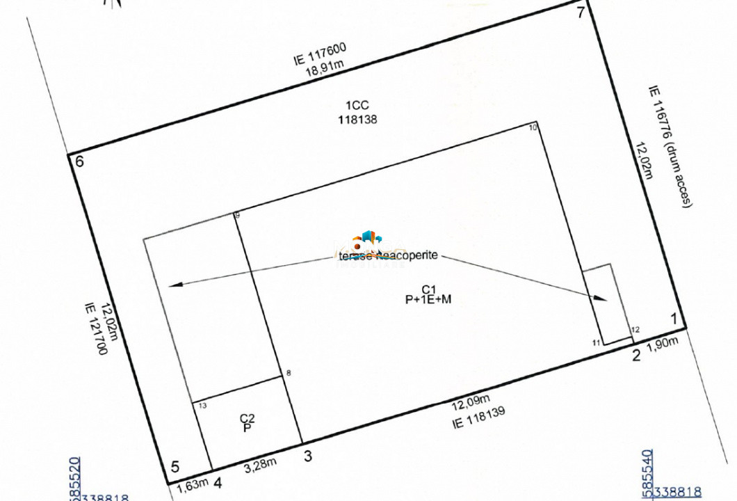 Casa 5 camere 224mp | 0 comision | Otopeni str Maramures | Metrou | 510mp teren
