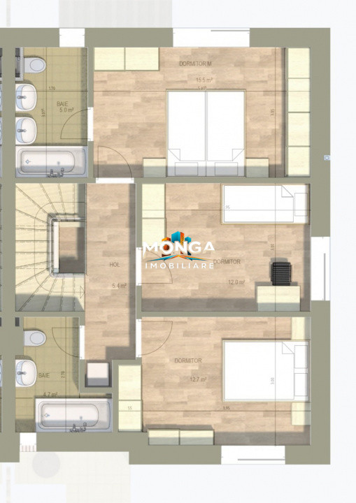 Duplex 4 camere 115mp | 0 comision TVA inclus | Otopeni Odai | la alb sau finisa