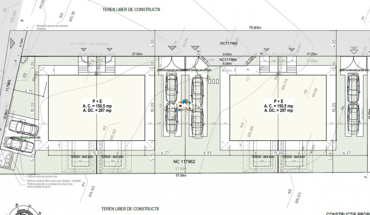 Duplex 4 camere 115mp | 0 comision TVA inclus | Otopeni Odai | la alb sau finisa