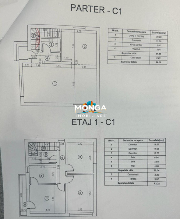 Casa premium 125mp Tunari | 0 comision | Mobilat Utilat | 250mp teren