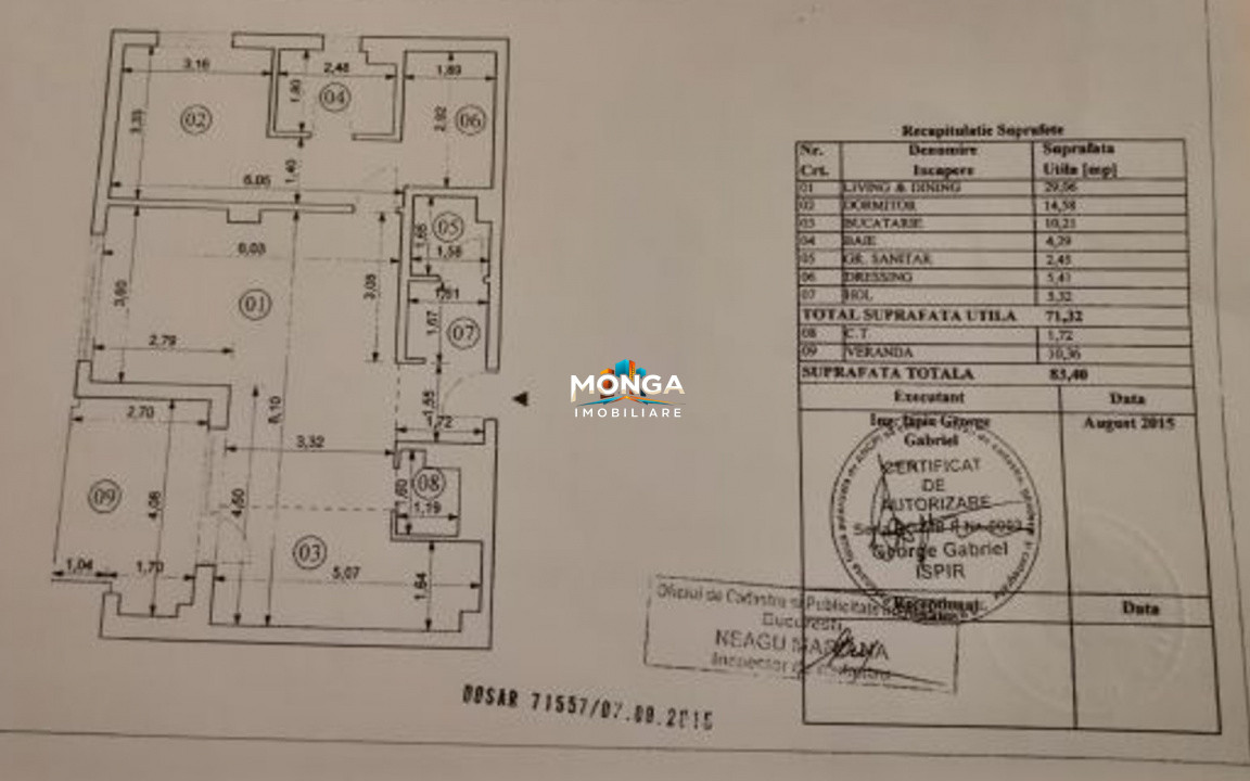 Apartament 2 camere 73mp +10mp terasa | 0 Comision | Felicity - Padurea Baneasa