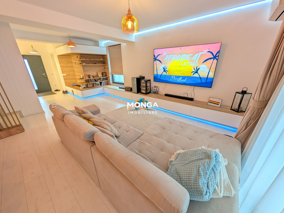 Casa premium 5 camere 180 mp Tunari | 0 comision | Piscina | mobilat utilat