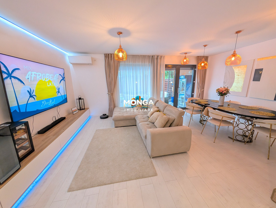 Casa premium 5 camere 180 mp Tunari | 0 comision | Piscina | mobilat utilat