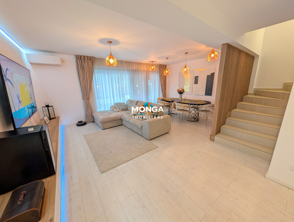 Casa premium 5 camere 180 mp Tunari | 0 comision | Piscina | mobilat utilat