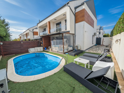 Casa premium 5 camere 180 mp Tunari | 0 comision | Piscina | mobilat utilat
