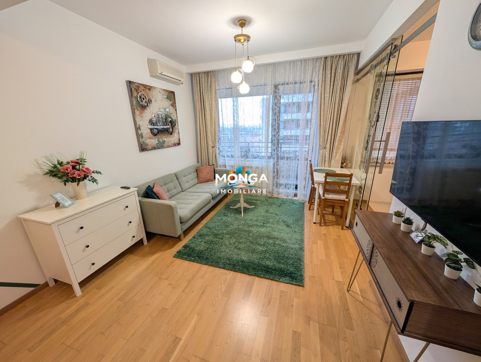 Studio 34mp | 0 comision | Baneasa - Aleea Privighetarilor | mobilat utilat